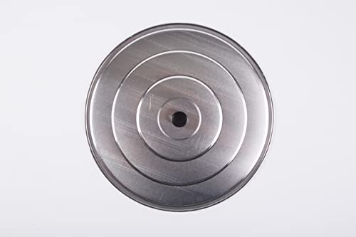 Blungi Tapa Aluminio Ondulada 40 Cm En Oferta Belseher 40 Tapa Para Sartenes, De Aluminio, Gris