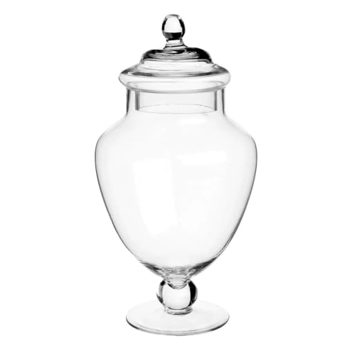 Paris Prix Five Simply Smart - Bonbonnière sur Pied en Verre Elma 30cm Transparent