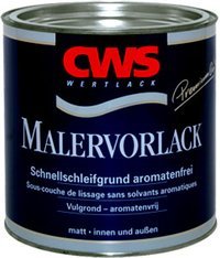 CWS Malervorlack Schnellschleifgrung aromatenfrei 750 ml Weiss Matt