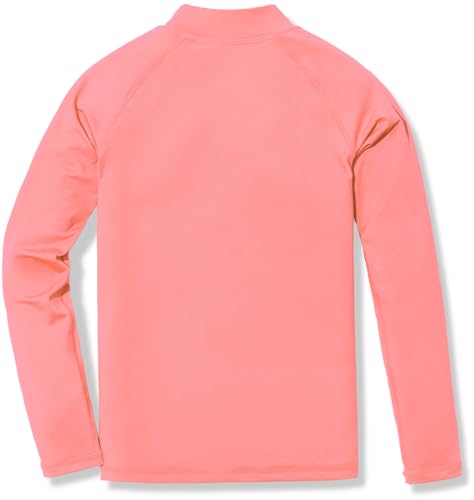 Image of TSLA Girls Long Sleeve Rash Guard Shirt, UV /SPF Water Beach Surf Swim Top, UPF 50+ Sunscreen Swimwear Shirts
