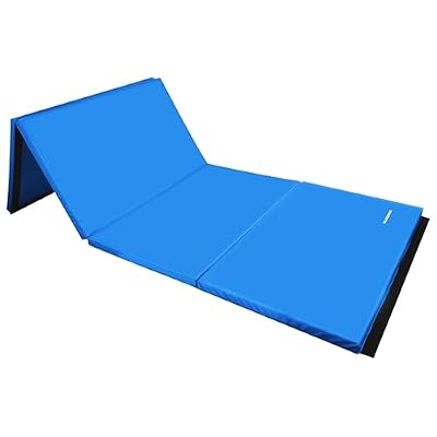 BalanceFrom Tapis De Gymnastique Pliable 3m X 1.2m X 5.1cm - Extra Épais Anti-Déchirure Pour Yoga, Pilates & Arts Martiaux