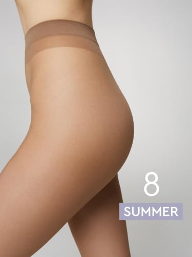 Image of Conte Ultra Fine Sheer to Waist Pantyhose Summer 8 Denier