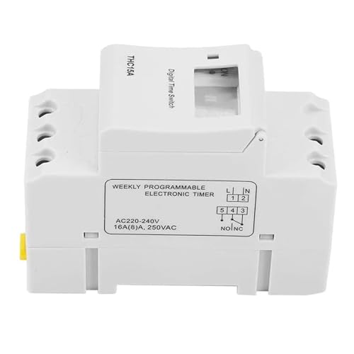 Interrupteur de minuterie THC15A programmable AC220-240V sur rail DIN Lot de 3