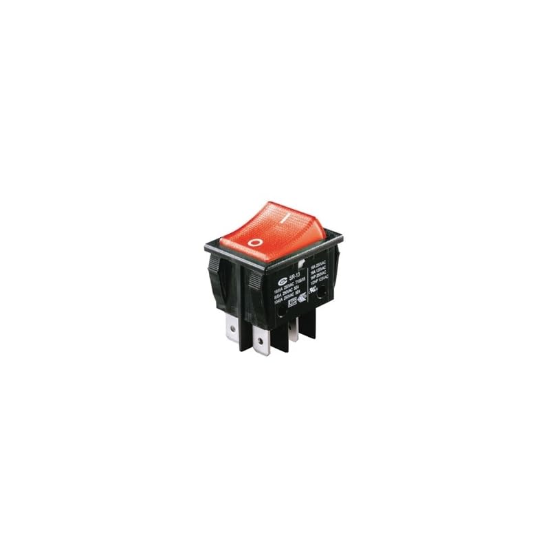 Meat Mincer On Off Red Rocker Switch Meat Grinder Spare Switch 4 Pin illuminated Main Switch - Image 2