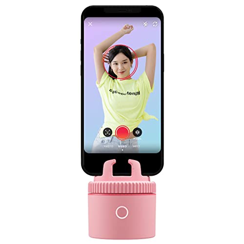 Pivo Pod Lite (Pink) - Mini Auto Tracking Phone Holder - Bluetooth Face & Body Tracking - Content Creation for TikTok & Instagram