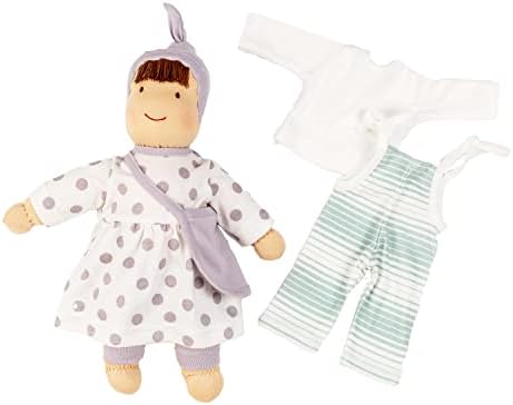 Under the Nile Organic Cotton Toddler Jill Waldorf Dress Up Doll, 13" Tall
