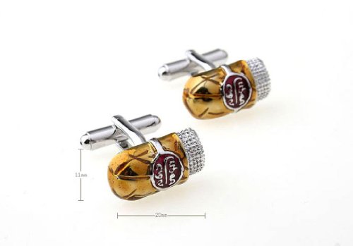 Mrcuff Cuban Cigar Pair Cufflinks In A Presentation Gift Box & Polishing Cloth #TOP3