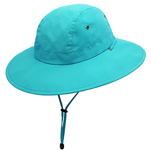 JOYEBUY Sonnenhut für Damen und Herren, schnelltrocknend, wasserdicht, Fischerhut, Sommer, Sonne, Netzkappe, himmelblau, Einheitsgröße Cover