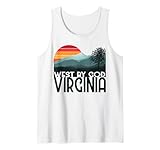 West By God Virginia Gift WV Native The Mountain State Tank Top