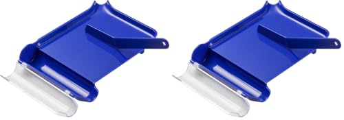 Image of Medarchitect 2PCS Right Hand Pill Counting Tray with Spatula, BlueMedarchitect Right Hand Pill Counting Tray with Spatula (Blue - L Shape)