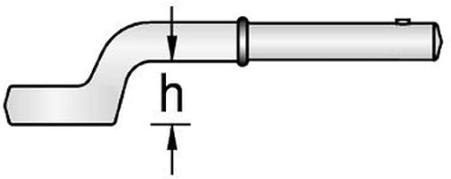 Miniatura 7 de GEDORE 2 A 46 Llave de anillo de un solo extremo Offset 1.811 in