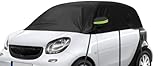 Halbgarage Autoabdeckung für Smart Fortwo 2006-2025, Verdickte Fahrzeugabdeckung mit atmungsaktivem...