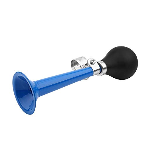 VGEBY Bicycle Horn, Classic Bike Air Horns Made of Metal with Metal Frame for Mountain Road Bike (Blue) - Image 2