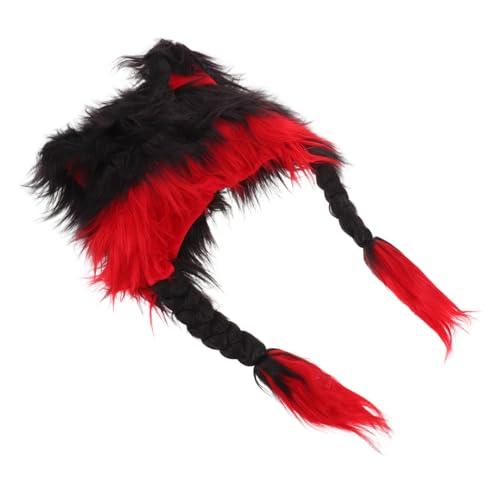 Bonnet pelucheux chaud oreilles de chat idéal pour sorties urbaines et soirées Halloween