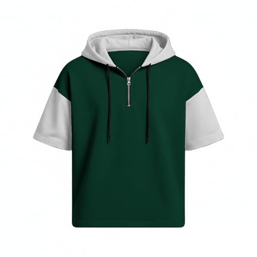 T-shirt à fermeture éclair 1/4 homme pour éviter la chaleur au travail