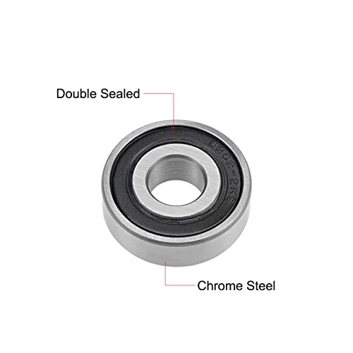 Rodamientos de bolas uxcell de acero cromado ABEC-1 de alta precisión para motores de modelismo 2