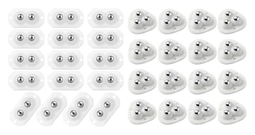 Rueda autoadhesiva de 360 grados pack de 16 mini ruedas giratorias para muebles pequeños