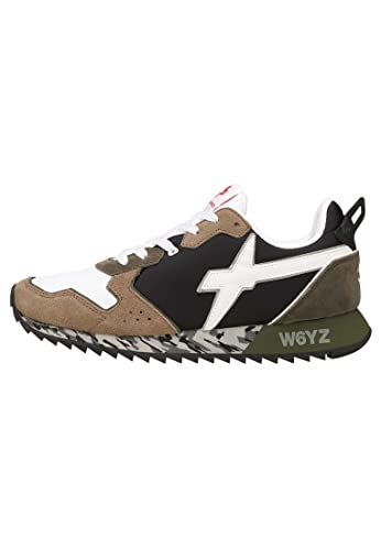 w6yz Jet-M.-Sneaker mit Camouflage-Laufsohle-Schwarz Mehrfarbig 44