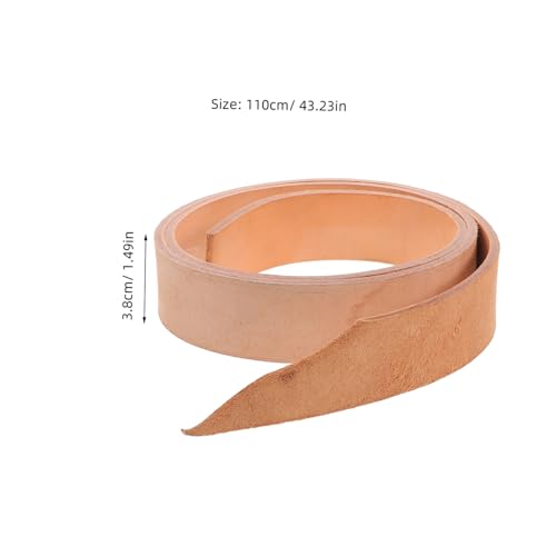 Fake Leather Strap for Crafts Thick Cuttable Handmade Full Grain Faux Leather Strips for Belts and Garden Tools Wide2
