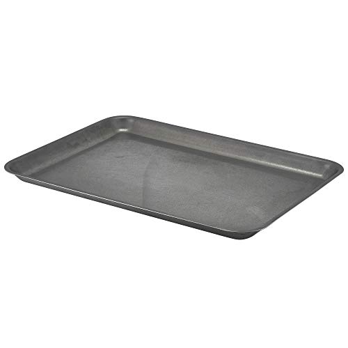 Genware SST3726 V vintage vassoio in acciaio, 37