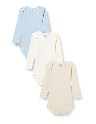 Petit Bateau A0BG2 Langarm-Bodys Baby Jungen Variante 1 6 Monate