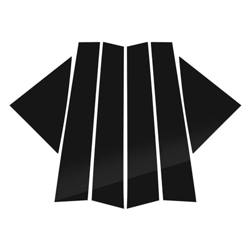 QOYGZ Auto Parts 6PCS Pillar Posts Door Side Trim for Kia Pegas Soluto 2017 2018 2019 2020 2021 2022 Window Decal Cover Exterior Part Auto Parts