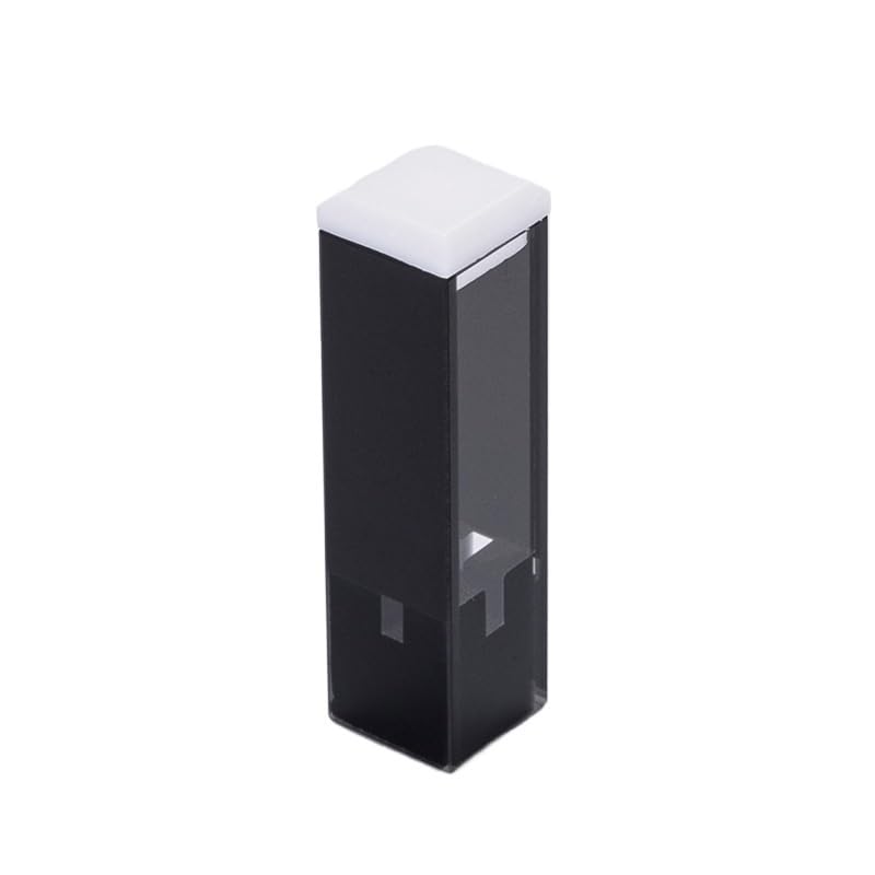 Cubeta de longitud de trayectoria óptica, cubeta de cuarzo de microvolumen con tapa para aplicaciones de 200 ul