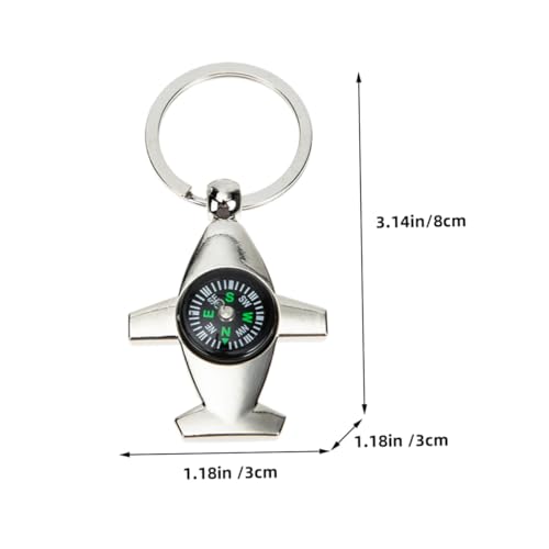 Brújula mini 4 piezas portátil para camping y senderismo miniatura 2