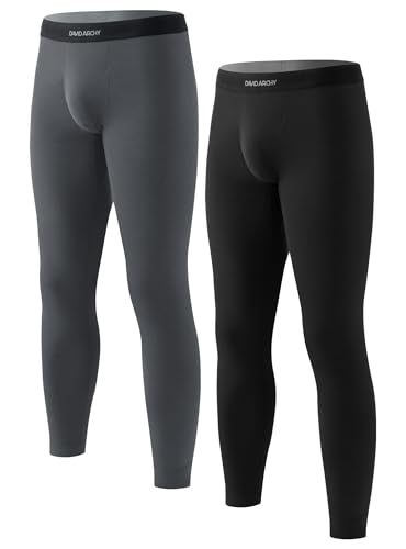 Pantaloni Termici Uomo Calzamaglia Invernali Sottopantaloni Da 0 °C a 10 °C Piancheria intima Termiche Running Sci Alpinismo Ciclismo Caldo e traspirante Misto viscosa poliacrilico e cotone