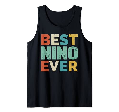 Stile retrò regali per Nino Vintage Funny Best Nino Ever Canotta