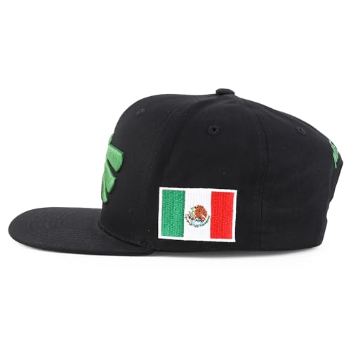 Image of Hecho En Mexico Eagle 3D Embroidered Flat Bill Snapback Cap