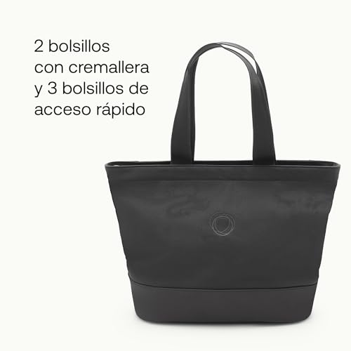 Miniatura 5 de Bugaboo Bolsa Cambiador, Bolsa Para Pañales Con Bolsillos De Fácil Acceso, Portabiberones Aislante, Cambiador Y 3 Bolsas De Mano En Midnight Black
