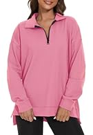 The women casual sweatshirt is made of soft and lightweight fabric,its skin-friendly and not easy to deform.Ensures maximum comfort,making it suitable for all-day wear.This irregular sweatshirt won't let you down! It's simplistic versatility gives yo...