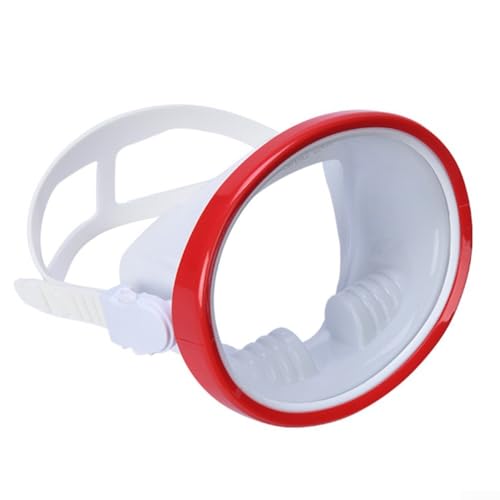 Máscara de buceo para adultos, máscara de buceo ultra transparente que proporciona visión de gran angular, lente de vidrio templado resistente al desgaste, cómodo sello de silicona (solo para adultos