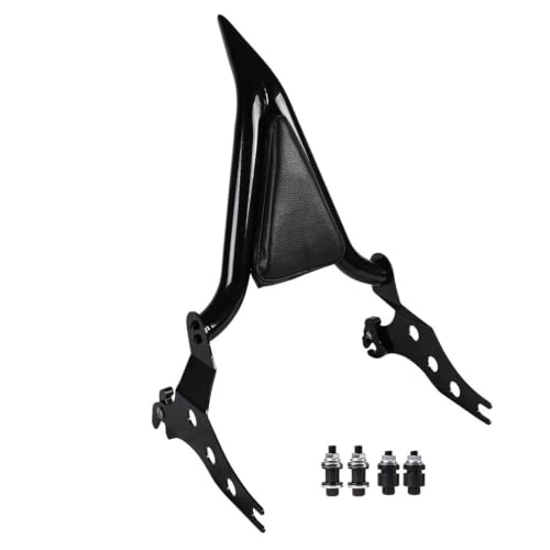 Sissy bar Fat Boy 2007-2017 et Softail : appui-dos passager amovible avec coussin noir