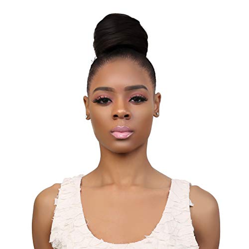 Instant Glitz Hair Bun Chignon Bun Hair Piece Claw Clip In Messy Bun Hair Donut Hair Bun Updo Ponytail Hairpiece Synthetic Hair, Sweet Rolls - Coffee Roll (Medium, 1)