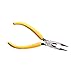 Klein Tools VDV026-049 Crimping Long Nose Pliers With Curved Handles, Grooved Jaws and Induction Hardened Steel