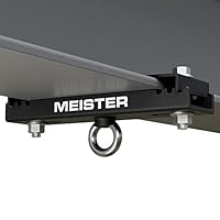 Meister Beam Clamp Hanger Mount for Boxing & MMA Heavy Bags, Suspension Straps & Ceiling Fixtures - Black - 5.5 - 7.5