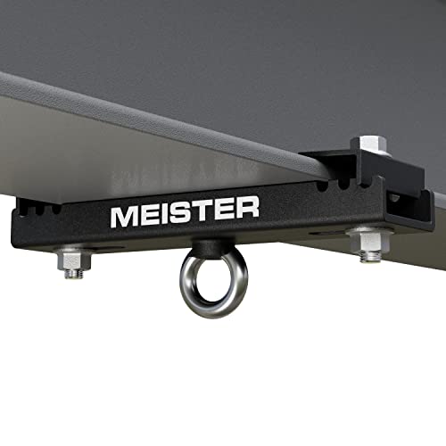 Meister - Soporte de suspensión de Abrazadera para Boxeo y Artes Marciales Mixtas, Correas de suspensión y Accesorios de Techo, Negro, 14 cm-19 cm
