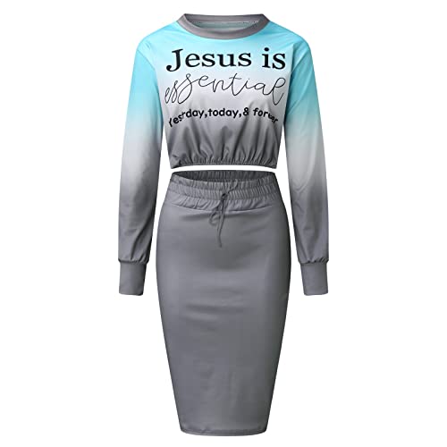 Saia estampada xadrez xadrez conjunto longo moda feminina top cordão manga conjuntos de ternos femin