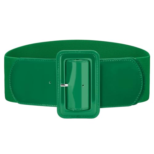 Image of VONMELLI Stretchy Wide Women Belts Elastic Vintage Belts for Women Fashion Ladies Waist Belt for Dress