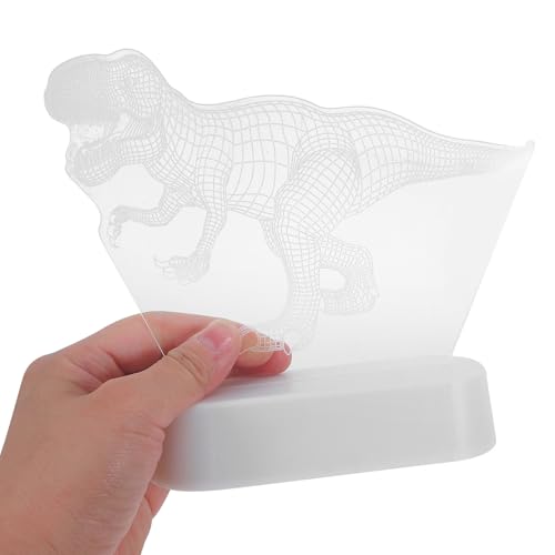 Lámpara de mesa dinosaurio LED 3D para dormitorio miniatura 4