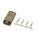 automotive connectors 4 Pin Automotive Male Female Socket Socket Connector 0522130417 52213-0417 easy replacement(Male,5pcs)