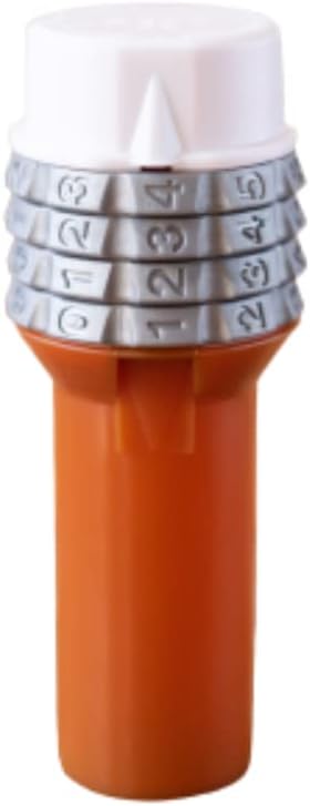 Safe Rx | Locking Pill Bottle | Pill Container Combination Lock | Tamper Evident | Child Resistant | Senior Friendly Easy Open Cap | Prescription Medication | Travel Pill Bottle | Medicine Organizer