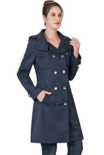 BGSD Women Amari Waterproof Hooded Trench Coat - Regular & Plus Size3