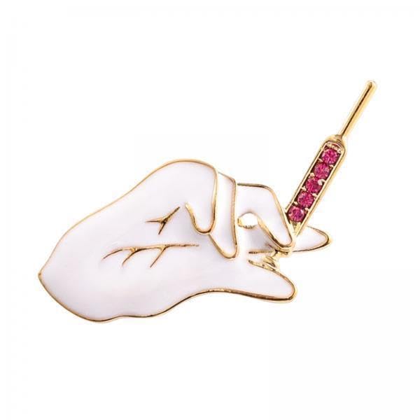 Broche de moda para mujer y niñas como pasador de pecho decorativo para ropa y bolsos