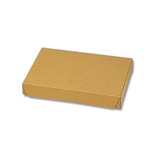 ヘイコー 箱 ダンボール ナチュラルボックス Z-27 12.4x14.2x1cm 10枚