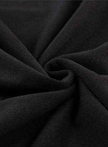 Ecokauer Big Girls Toddler Spring Clothes Outfits Tops Casual Long Sleeve Side Buttons Tunic Girls' Tops, Tees & Blouses For Children Cute Little Girls Loose Fashion Black Tee Shirts Size 10-11 #TOP2