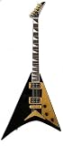AXE HEAVEN RR-085 Randy Rhoads Mini guitarra Concorde Flying V preta e dourada