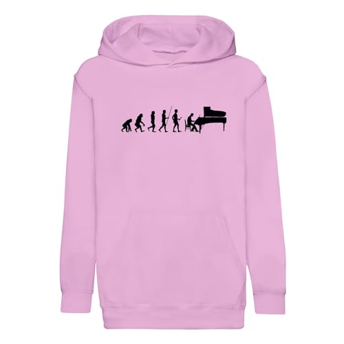 Evolution piano musique instrument sweat enfant à capuche noir premium original